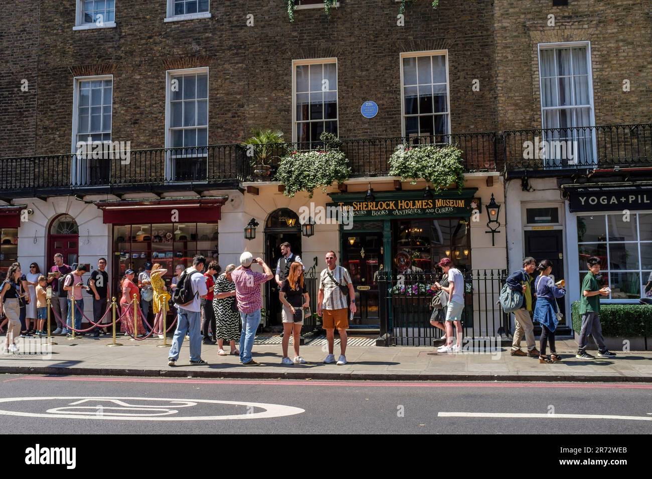 Sherlock Holmes Museum, Baker Street, Londres. ROYAUME-UNI Banque D'Images