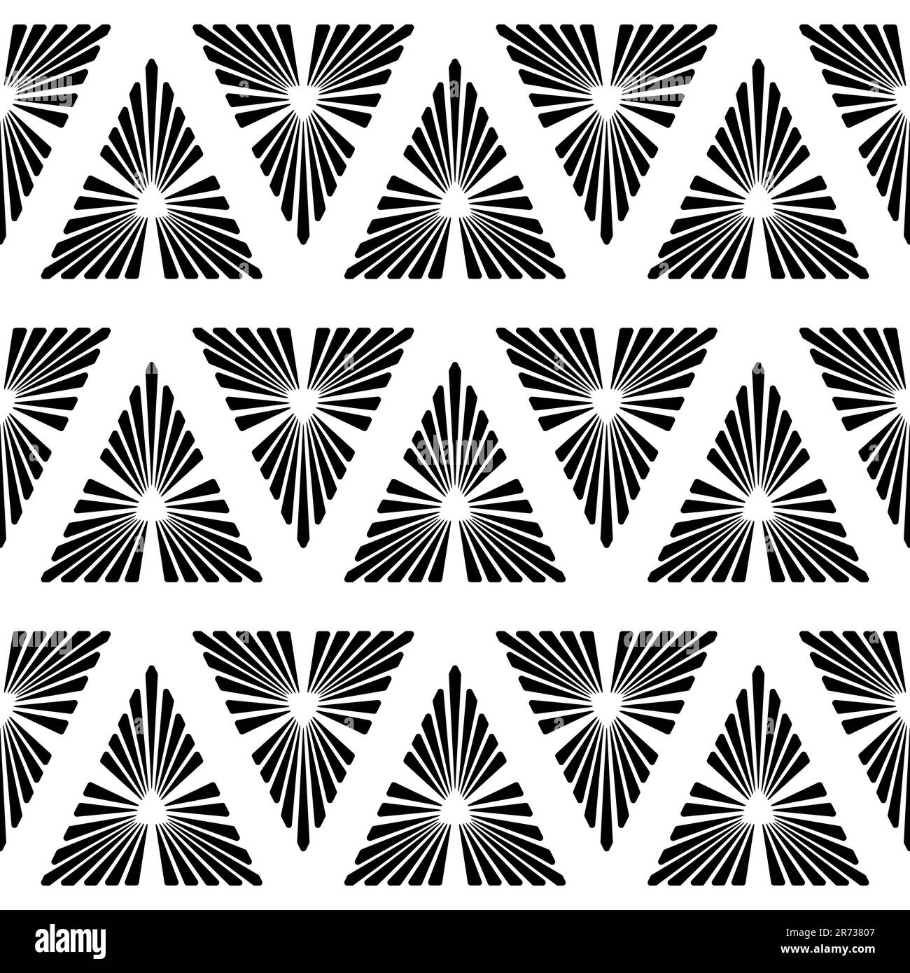 Motif abstrait sans coutures. Répétition de la forme géométrique noire isolée sur fond blanc. Ligne de géométrie répétée pour les impressions de conception. Répétition simple Illustration de Vecteur