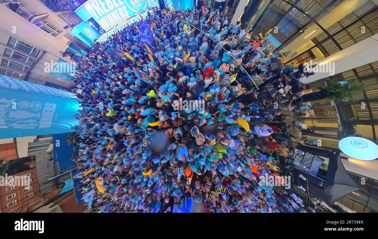 Défilé et spectacle de la victoire de la ville de Manchester, juin 2023 Banque D'Images