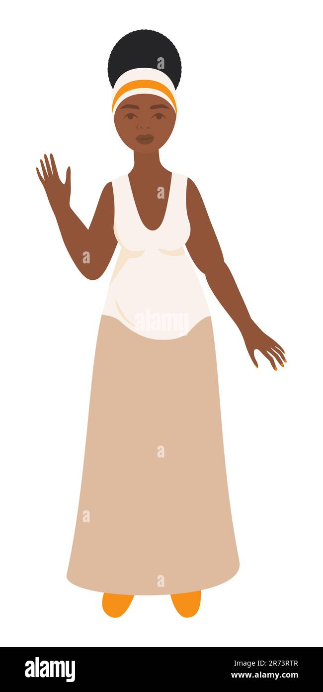 Portrait de la femme illustration élément de conception illustration vectorielle isolée sur fond blanc Illustration de Vecteur