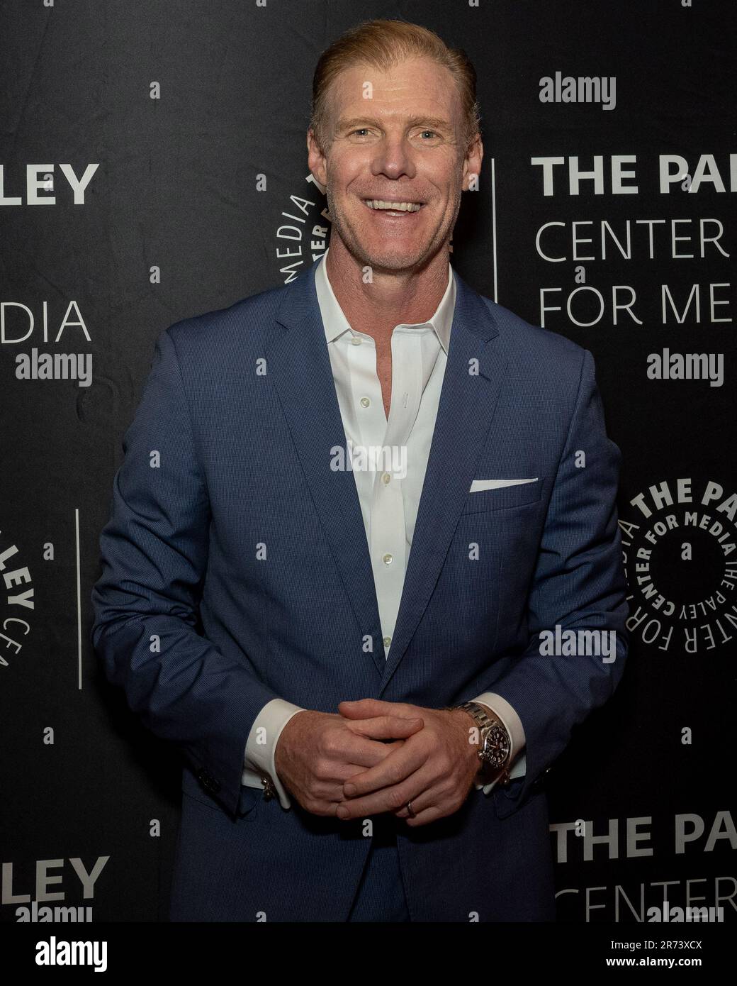 New York, États-Unis. 12th juin 2023. Alexi Lalas assiste à l'événement PaleyLive « Une conversation avec FOX Sports: Coupe du monde des femmes de la FIFA 2023 » au musée Paley de New York, New York, on 12 juin 2023. (Photo de Gabriele Holtermann/Sipa USA crédit: SIPA USA/Alay Live News Banque D'Images