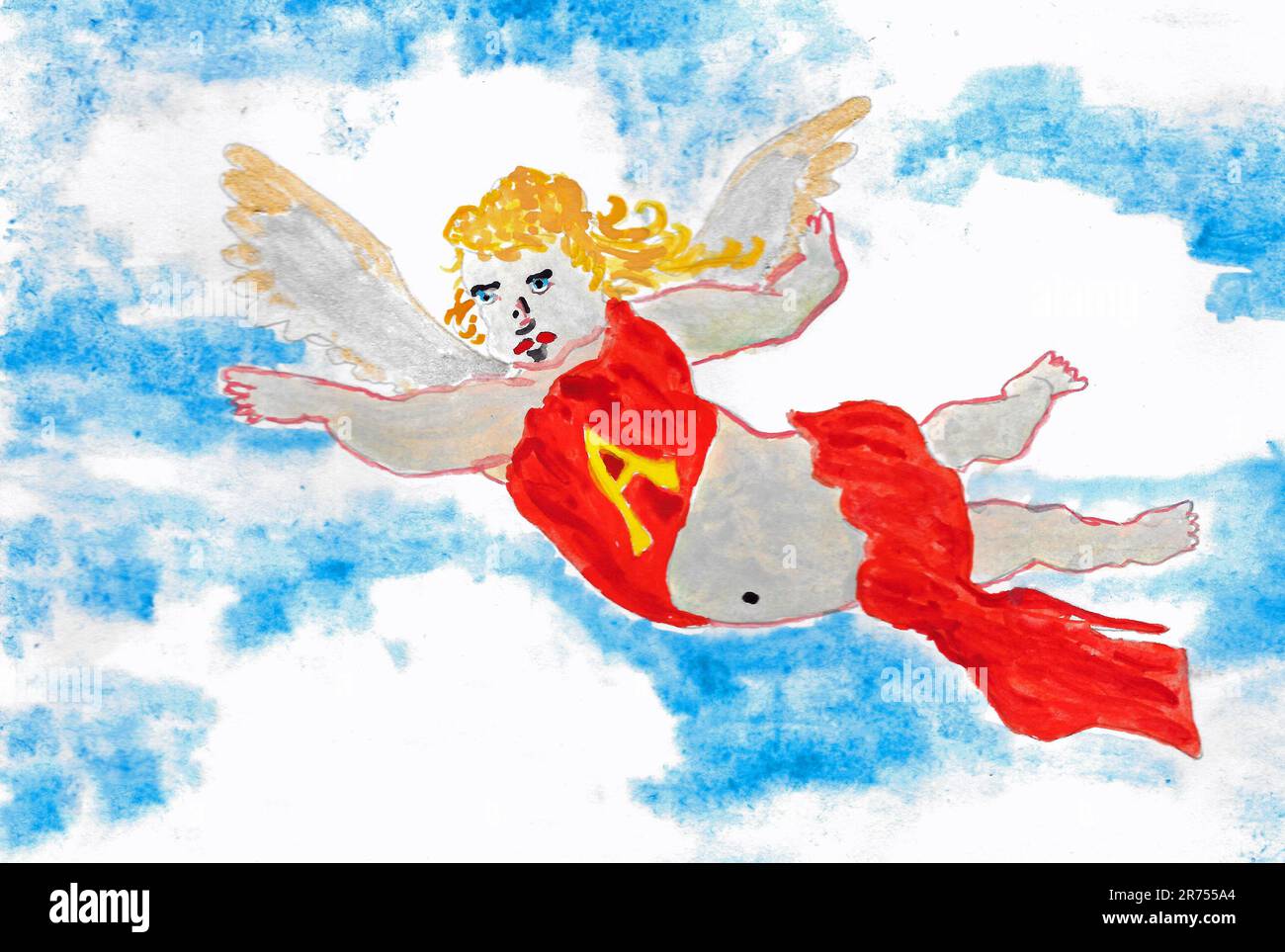 Putti. Petits anges. Banque D'Images