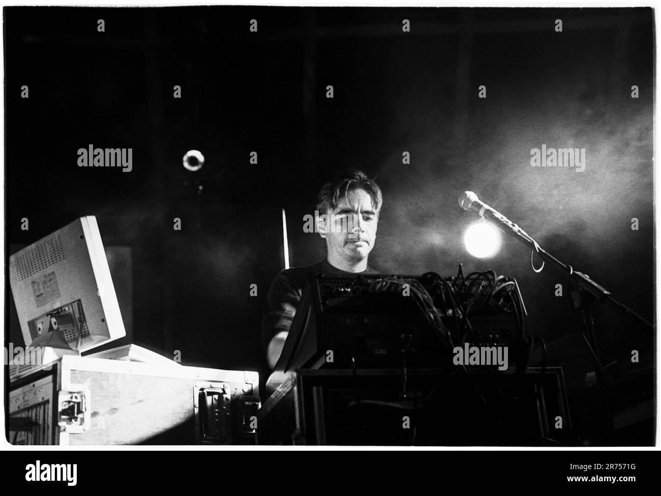 Laurent Garnier, légende de la danse, joue au Reading Festival, 27 août 2000. Photo : Rob Watkins Banque D'Images