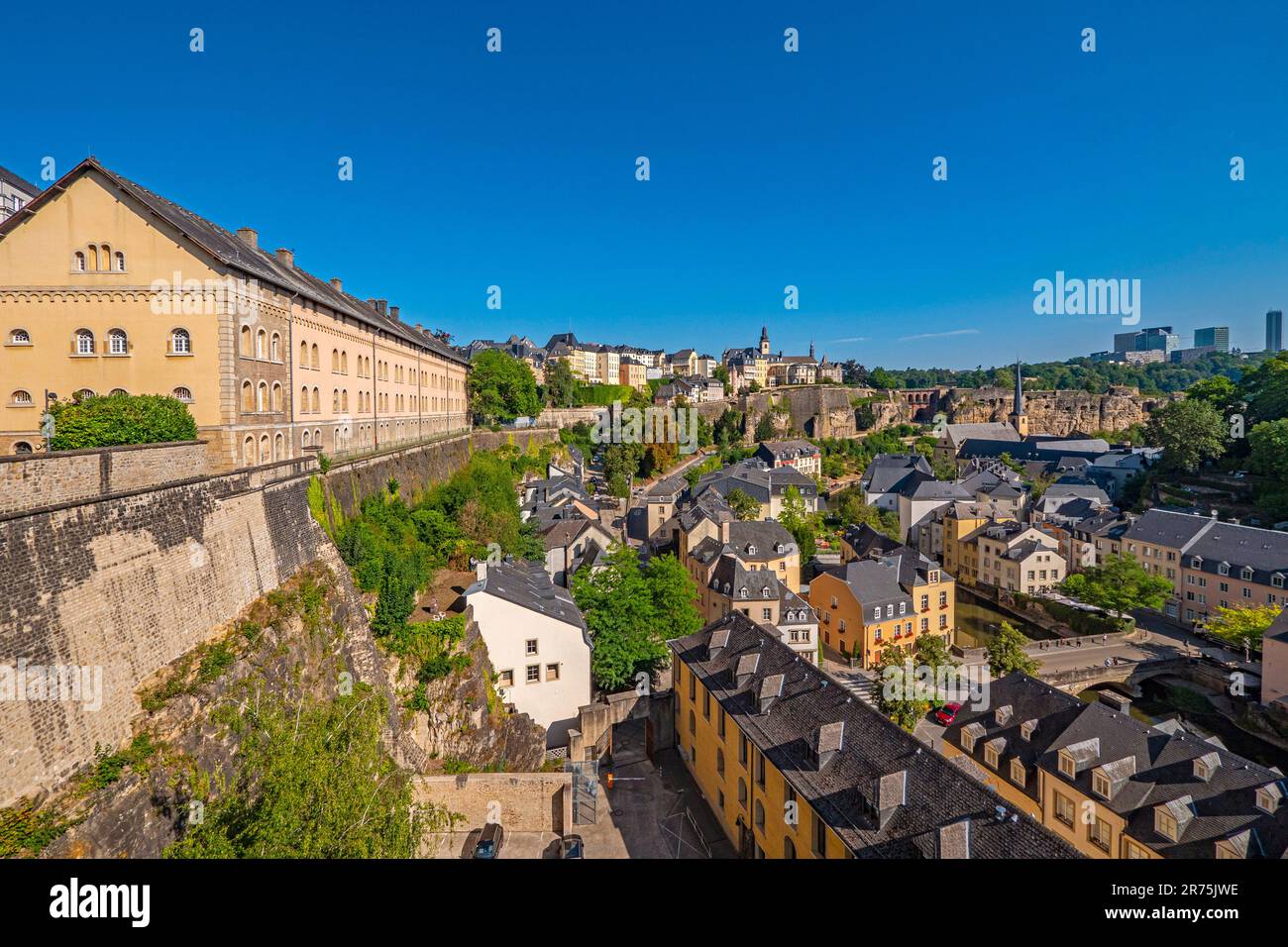 Lower Ground, Luxembourg City, Benelux, pays du Benelux, Luxembourg Banque D'Images