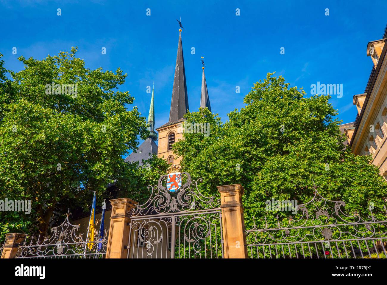 Cathédrale notre Dame, Luxembourg, Benelux, pays du Benelux, Luxembourg Banque D'Images