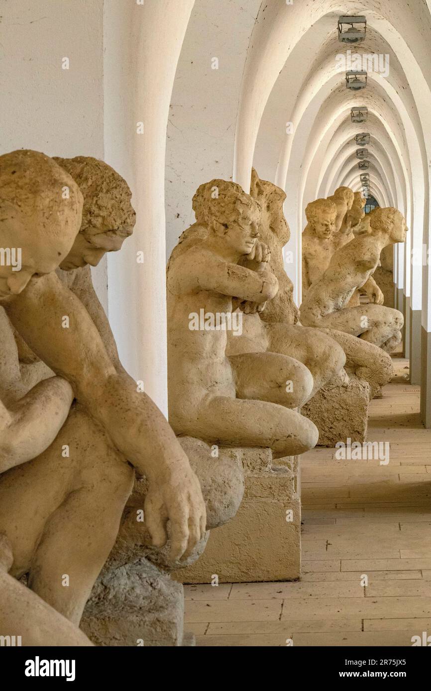 Figures dans les Archives nationales, Luxembourg, Benelux, Benelux, Luxembourg Banque D'Images