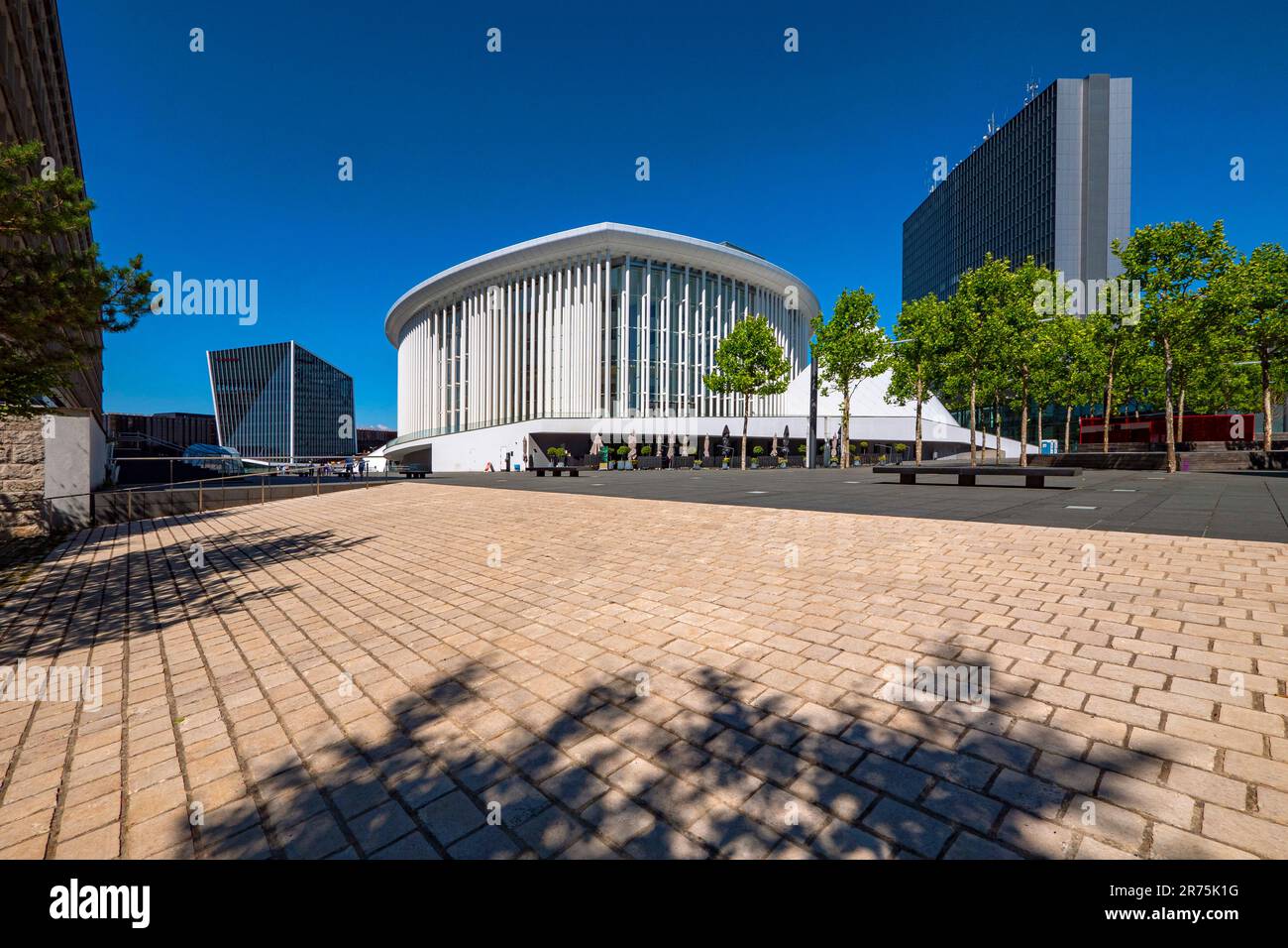 New Philharmonic Hall, Kirchberg, Luxembourg City, Benelux, pays du Benelux, Luxembourg Banque D'Images