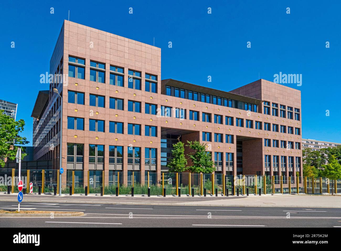 Cour de justice européenne, Kirchberg, Luxembourg, Benelux, pays du Benelux, Luxembourg Banque D'Images