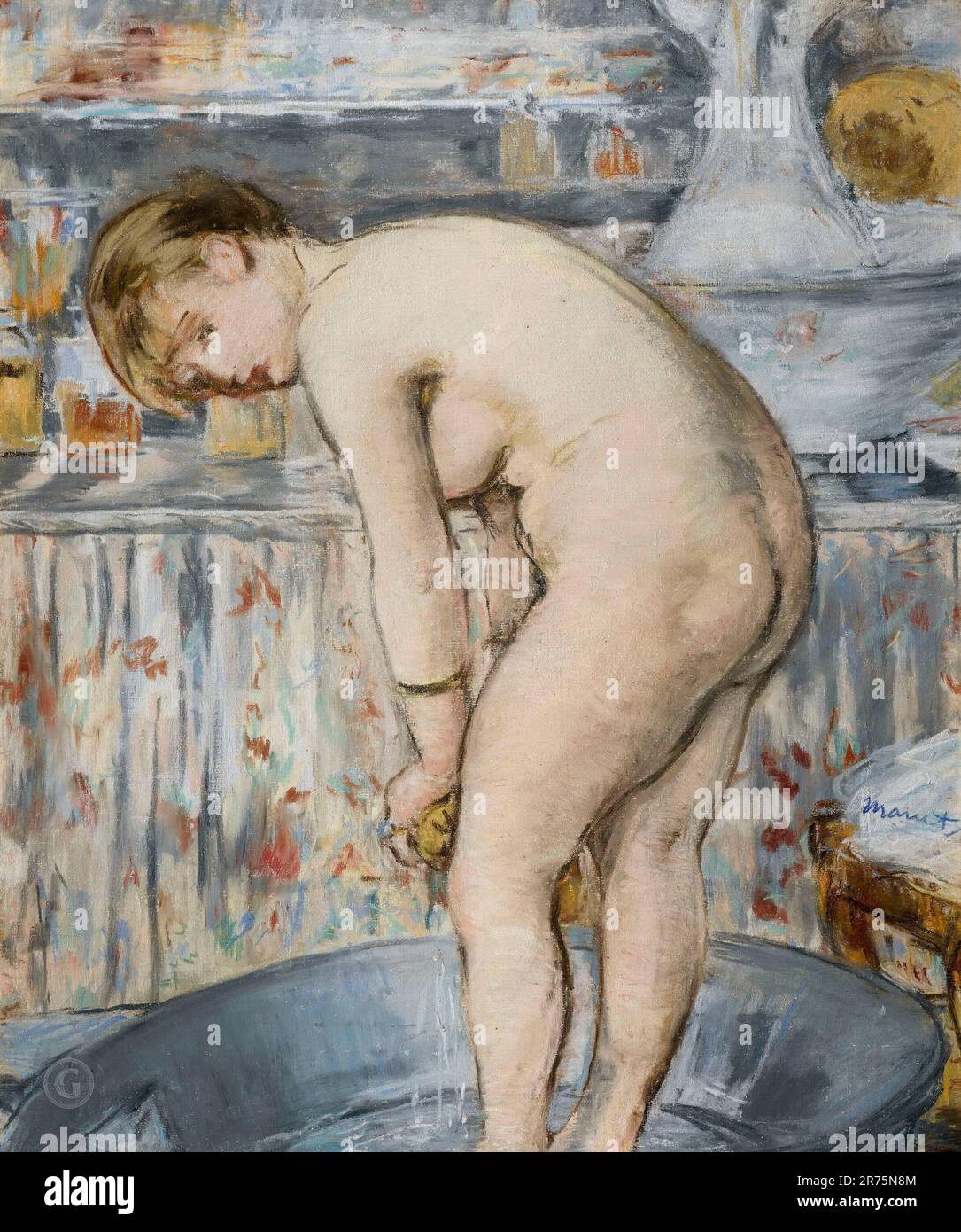 Édouard Manet – la baignoire 1878-79 Banque D'Images