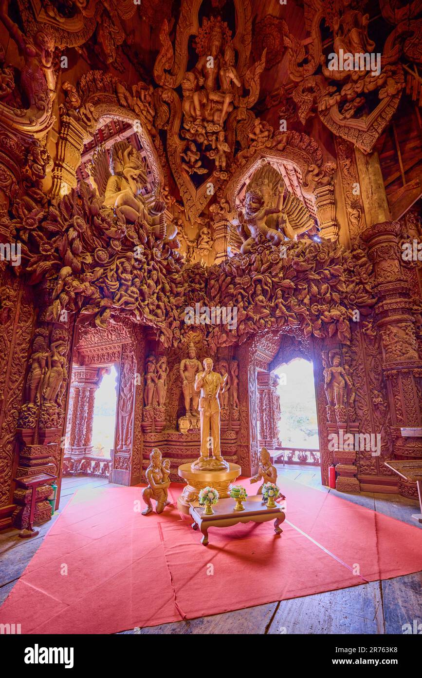 Pattaya Thaïlande 22 mai 2023. Images de l'intérieur du sanctuaire de la vérité. Banque D'Images