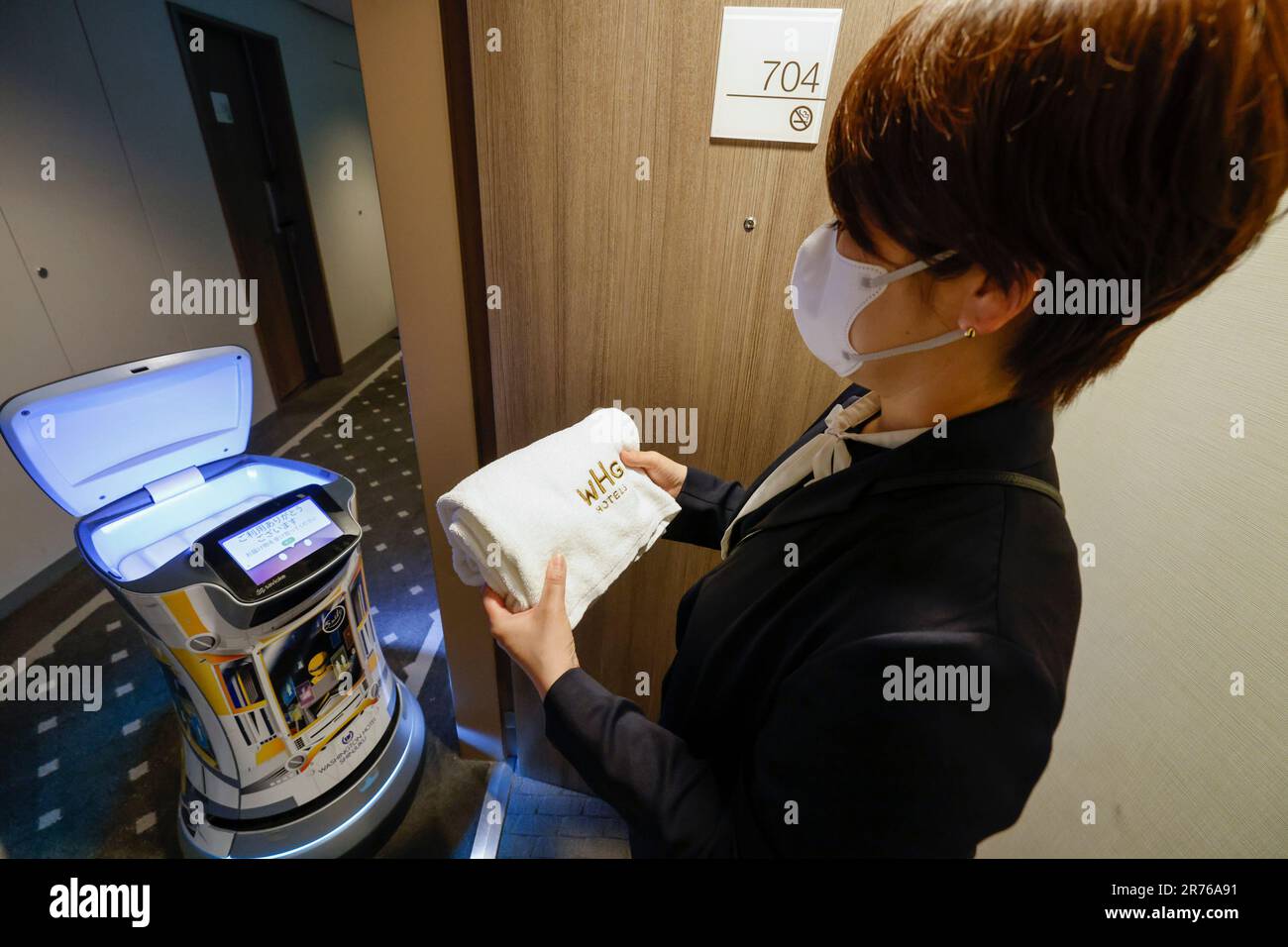 ROBOTS À TOKYO Banque D'Images
