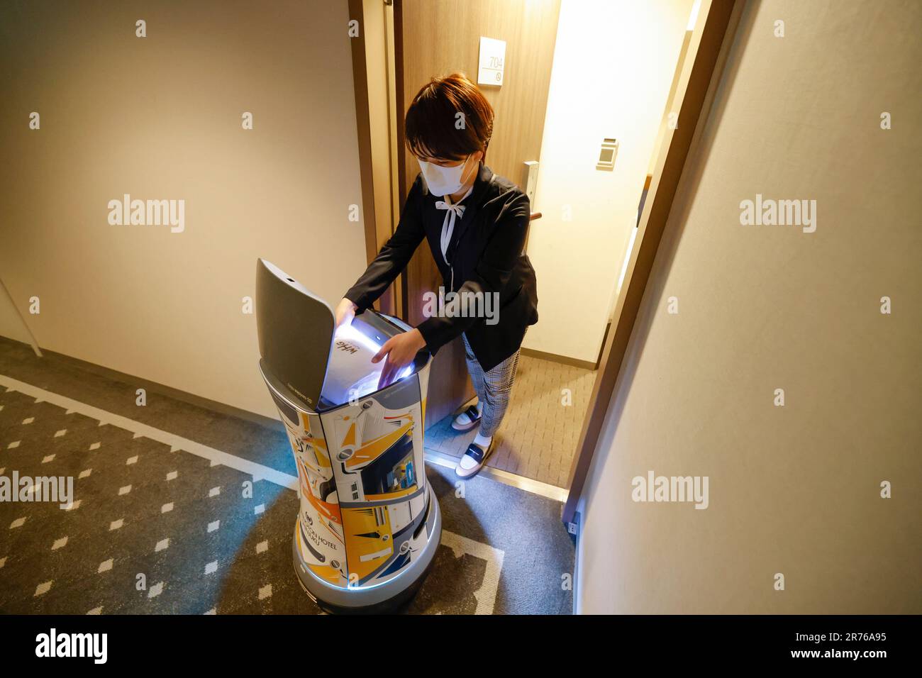 ROBOTS À TOKYO Banque D'Images