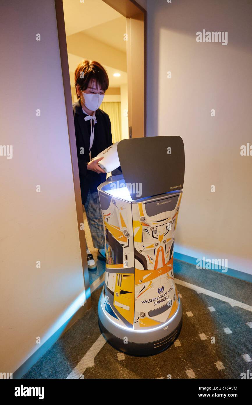 ROBOTS À TOKYO Banque D'Images