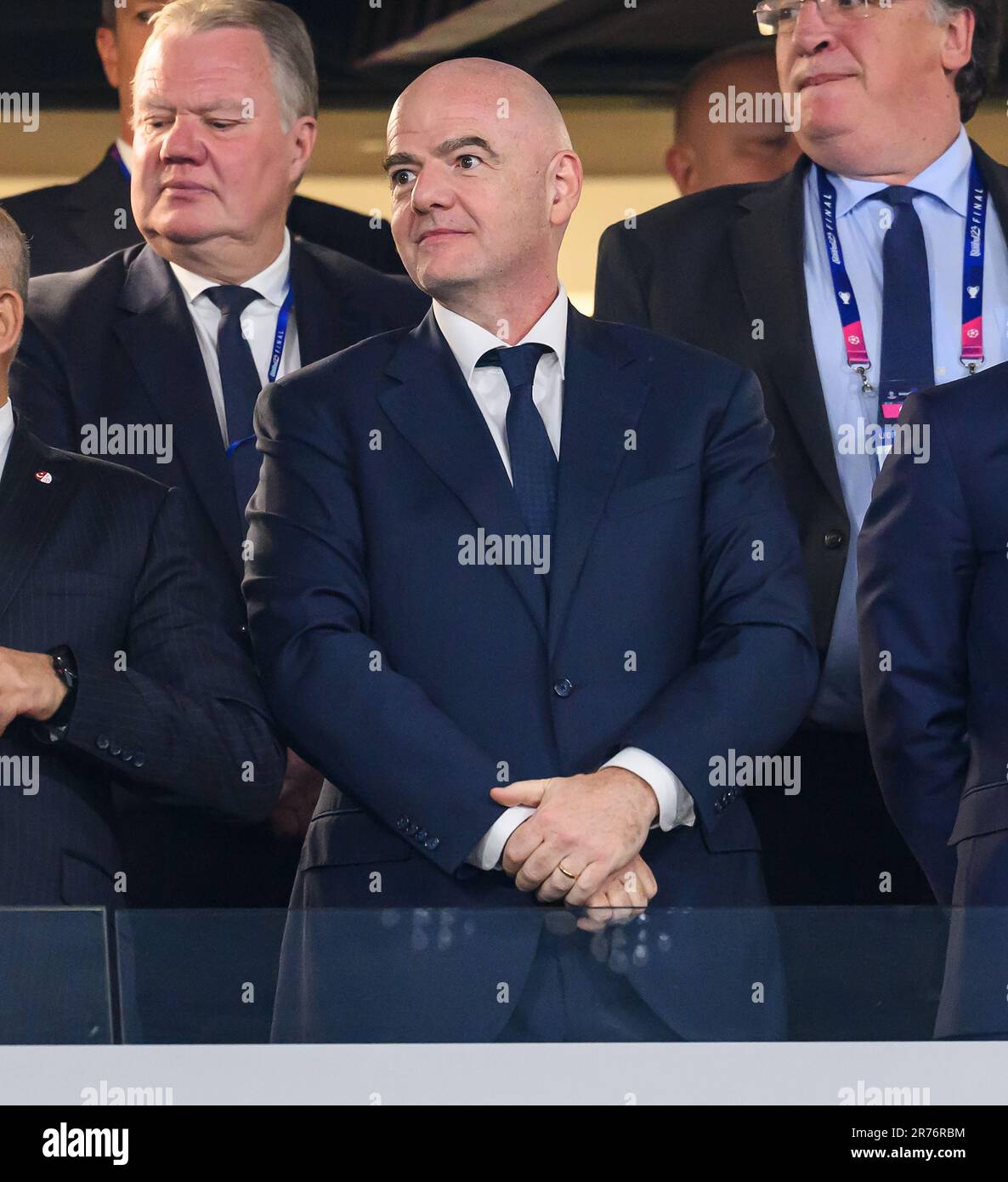 Istanbul, Turquie. 10th juin 2023. 10 juin 2023 - Manchester City v Inter Milan - Ligue des champions de l'UEFA - finale - Stade olympique Ataturk le Président de la FIFA Gianni Infantino à la finale de la Ligue des champions à Istanbul. Crédit photo : Mark pain/Alamy Live News Banque D'Images