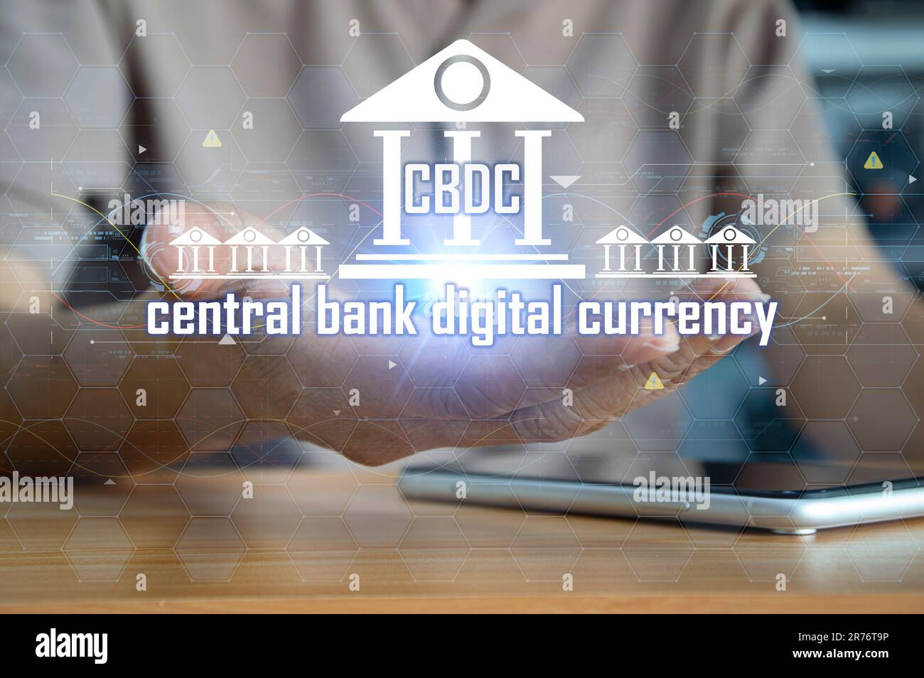 La monnaie numérique des banques centrales est un nouveau type de monnaie que les gouvernements du monde entier expérimentent. Le but principal des CBDC est de p Banque D'Images