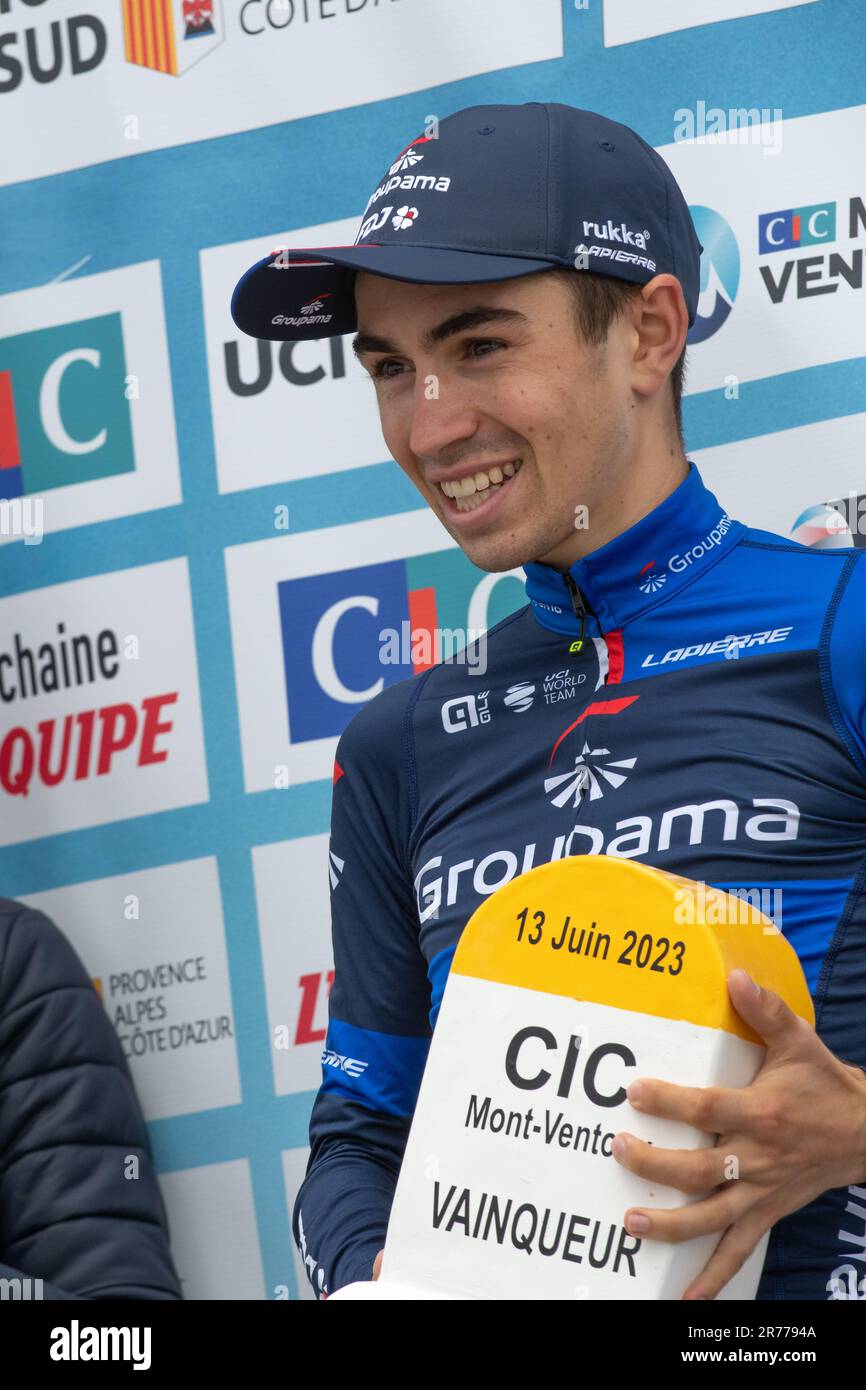 Mont Ventoux, France. 13th Juin 2023. Le Jeune Pilote Français Lenny ...