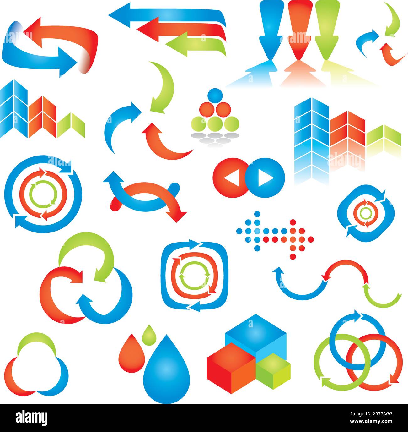 Résumé des éléments de conception. Vector illustration. Illustration de Vecteur
