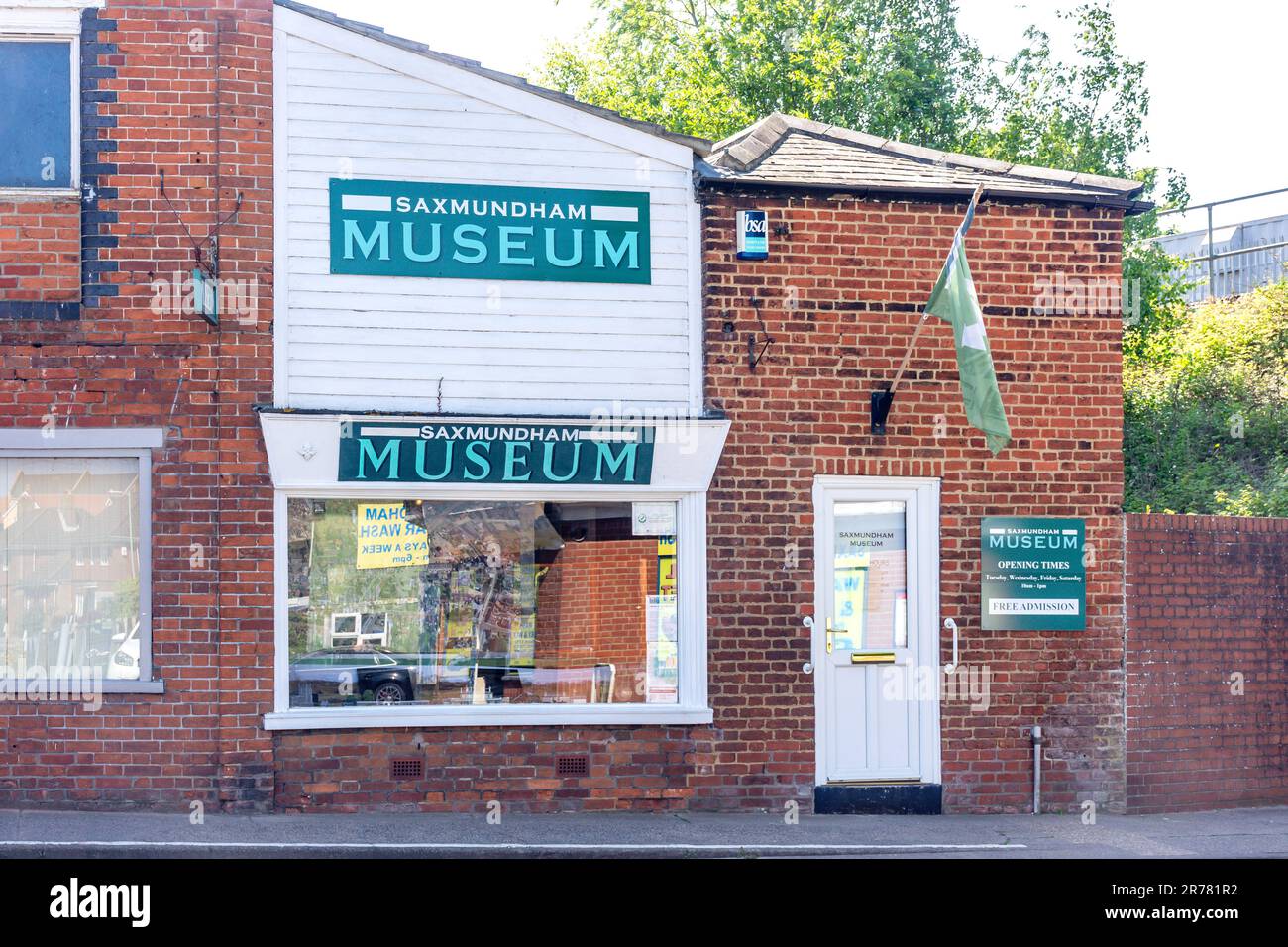 Musée Saxmundham, High Street, Saxmundham, Suffolk, Angleterre, Royaume-Uni Banque D'Images