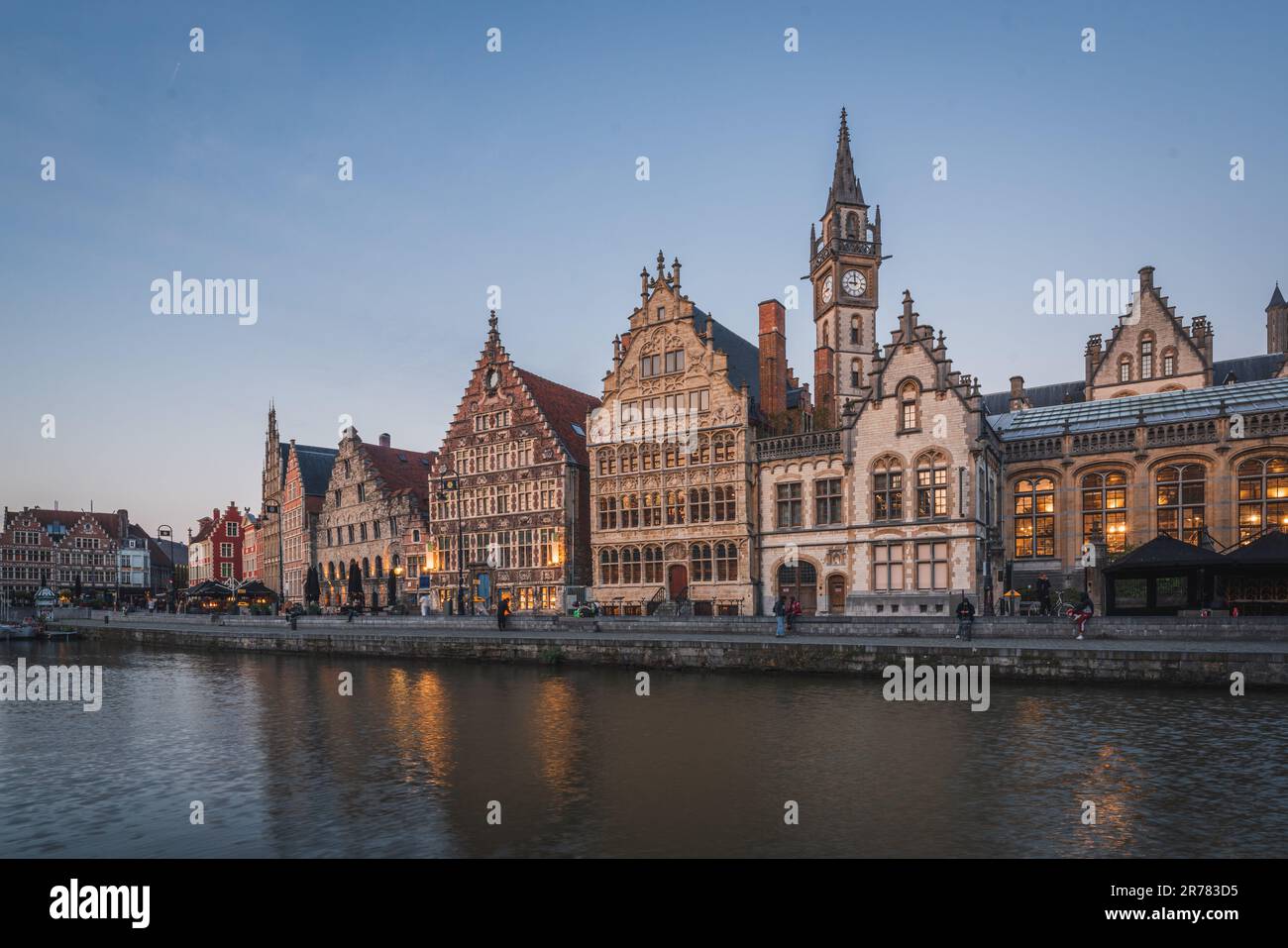 Bâtiments historiques à Gand, Belgique Banque D'Images