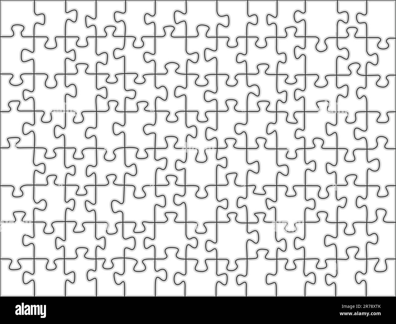 Préparation de fond sous la forme d'un puzzle dans un vecteur Illustration de Vecteur