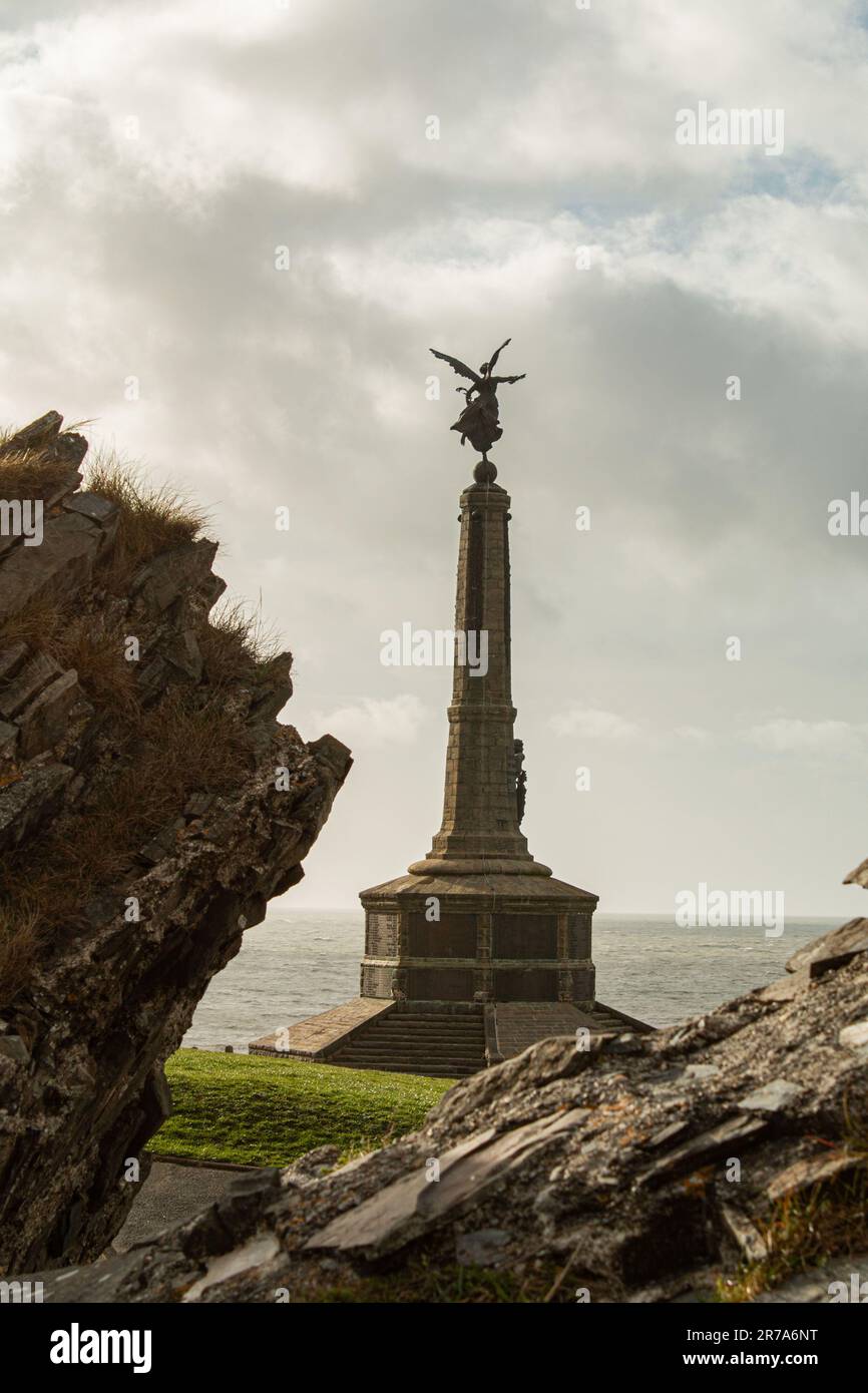 The War Memorial, Aberystwyth, Ceredigion, pays de Galles Banque D'Images