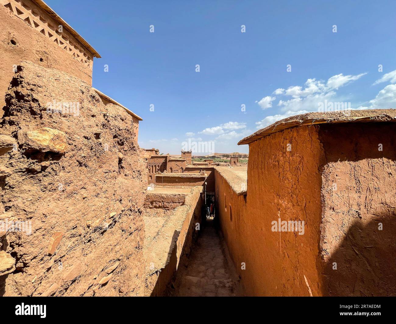 Maroc, ait-Ben-Haddou Banque D'Images