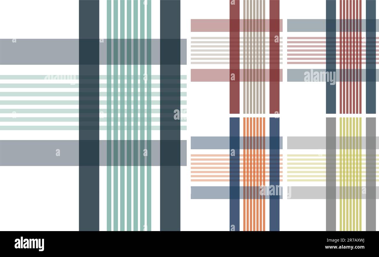 motif en tissu à carreaux écossais Illustration de Vecteur