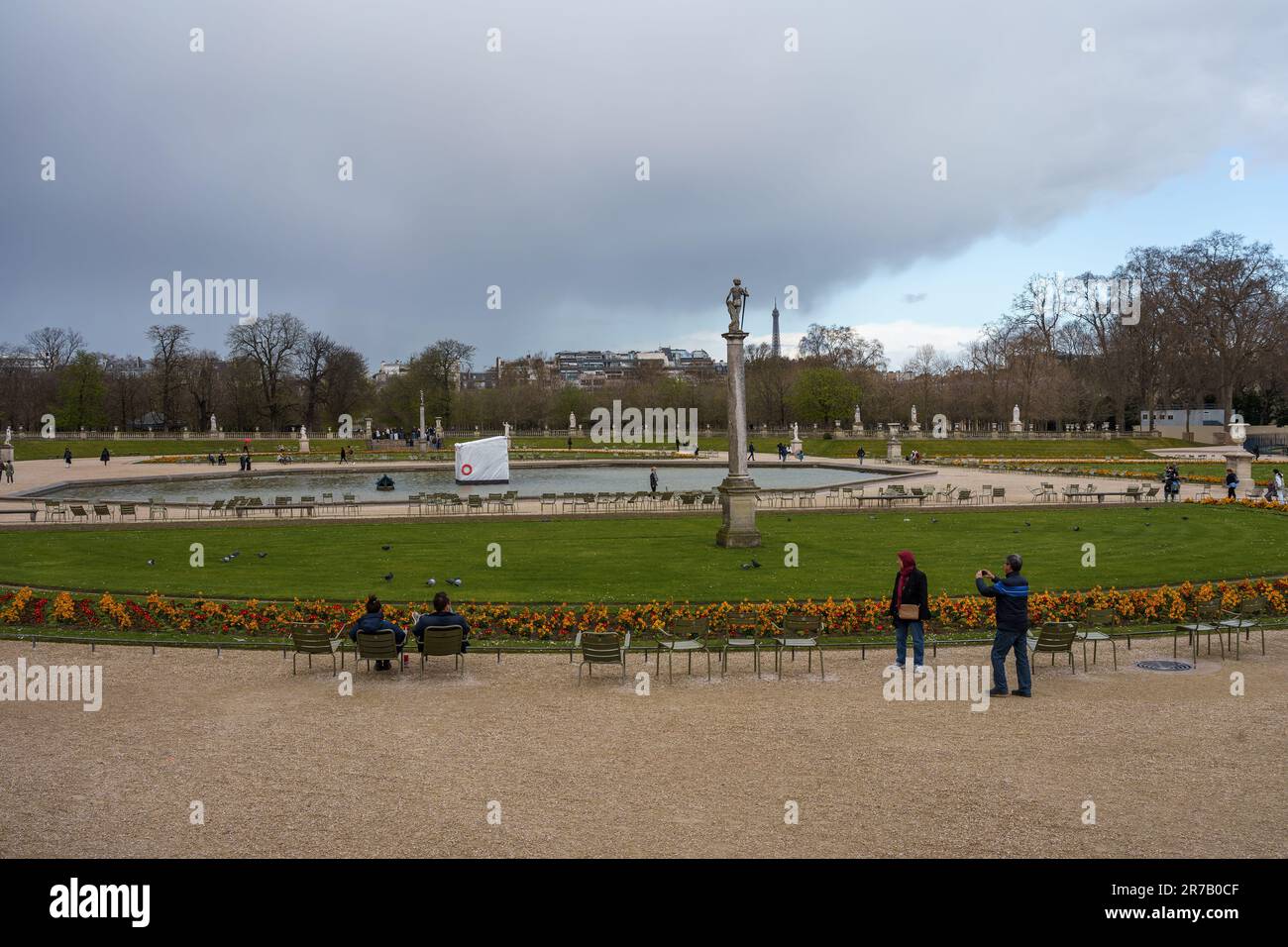 Jardins du Luxembourg au printemps. Paris, France. 24 mars 2023. Banque D'Images