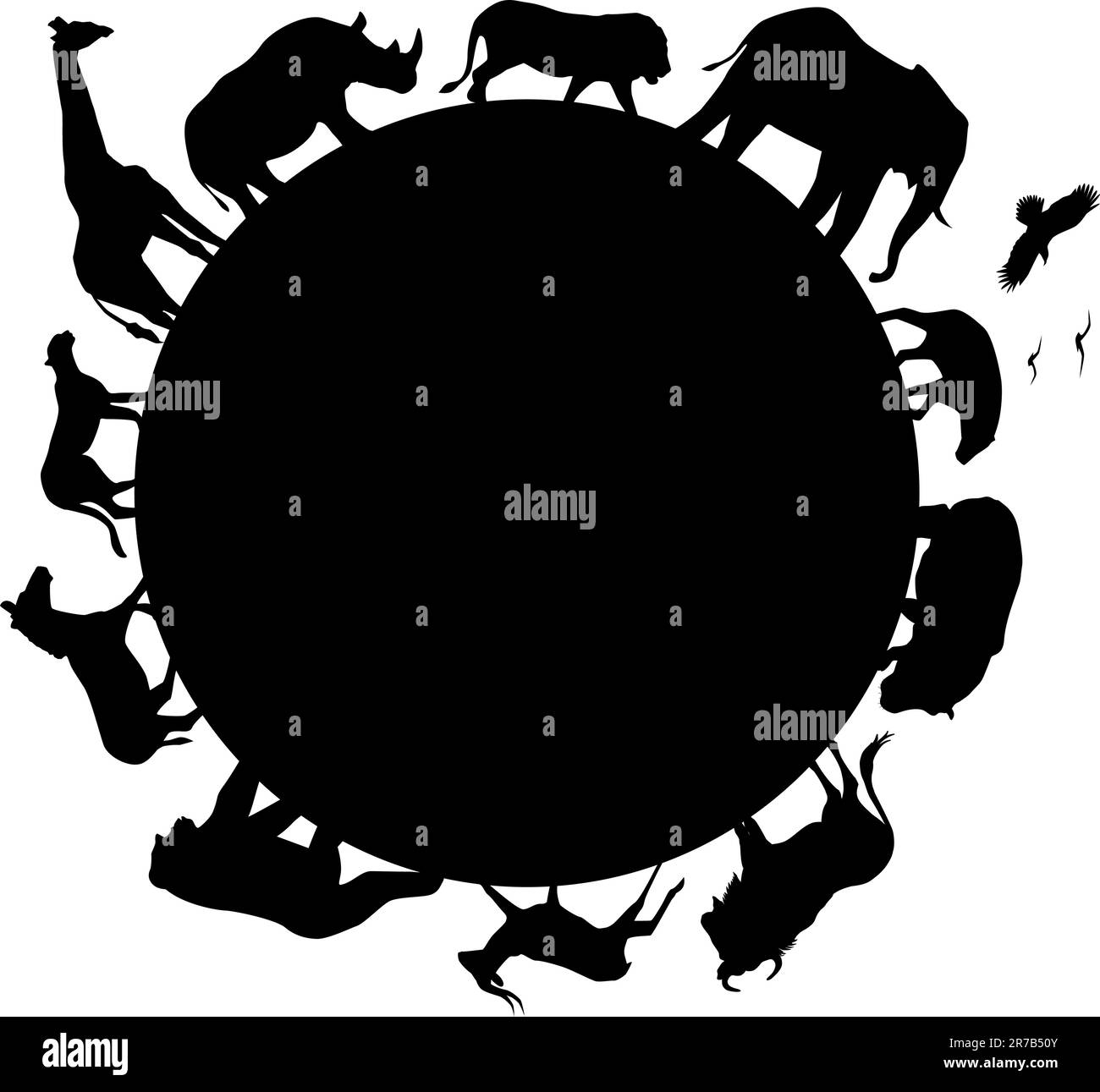 silhouette d'animal Illustration de Vecteur