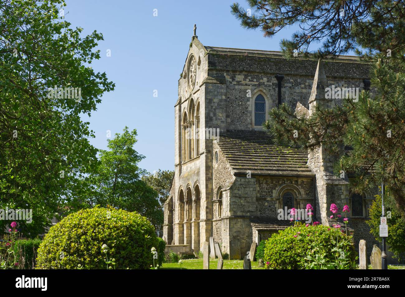 Église Saint Mary de Haura à Shoreham-by-Sea, West Sussex, Angleterre Banque D'Images