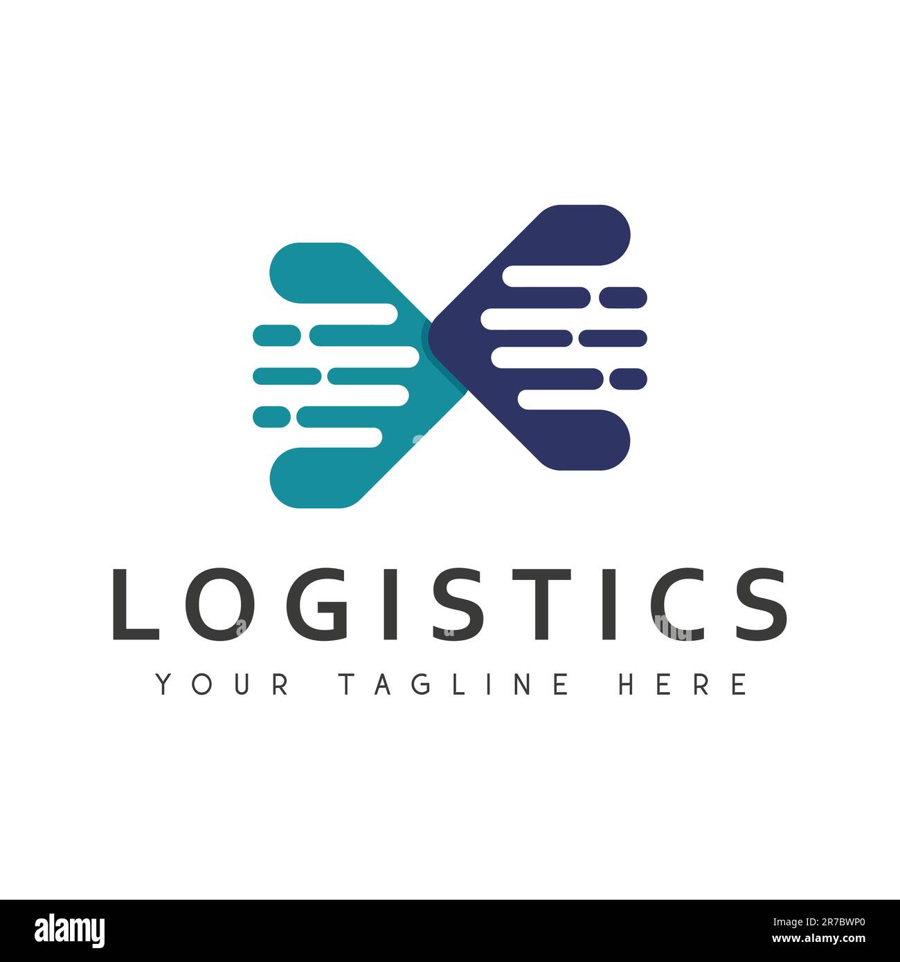 Fast Delivery Logistics logo Design logo Fast Arrow Illustration de Vecteur