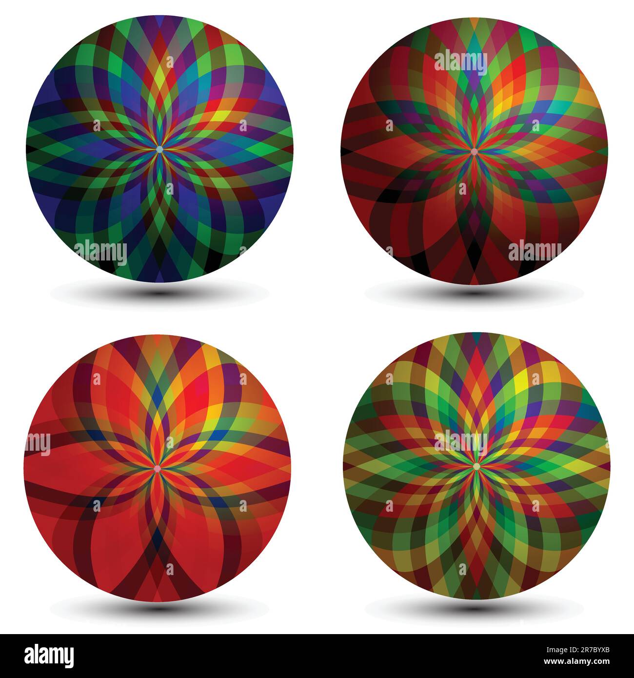 Bulles géométriques en trois dimensions, abstract vector art illustration Illustration de Vecteur