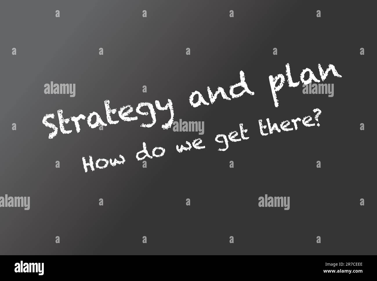 Tableau noir avec texte Illustration de Vecteur