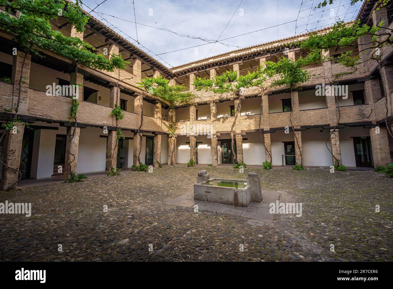 Corral del Carbon Courtyard - Grenade, Andalousie, Espagne Banque D'Images