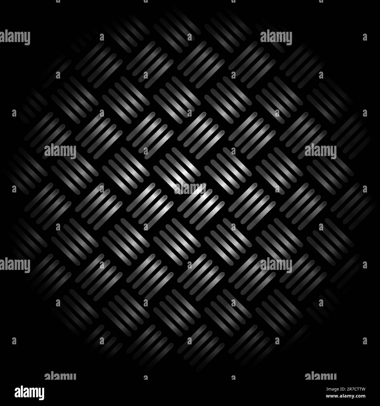 Arrière-plan abstrait - texture de plaque métallique gris foncé Illustration de Vecteur