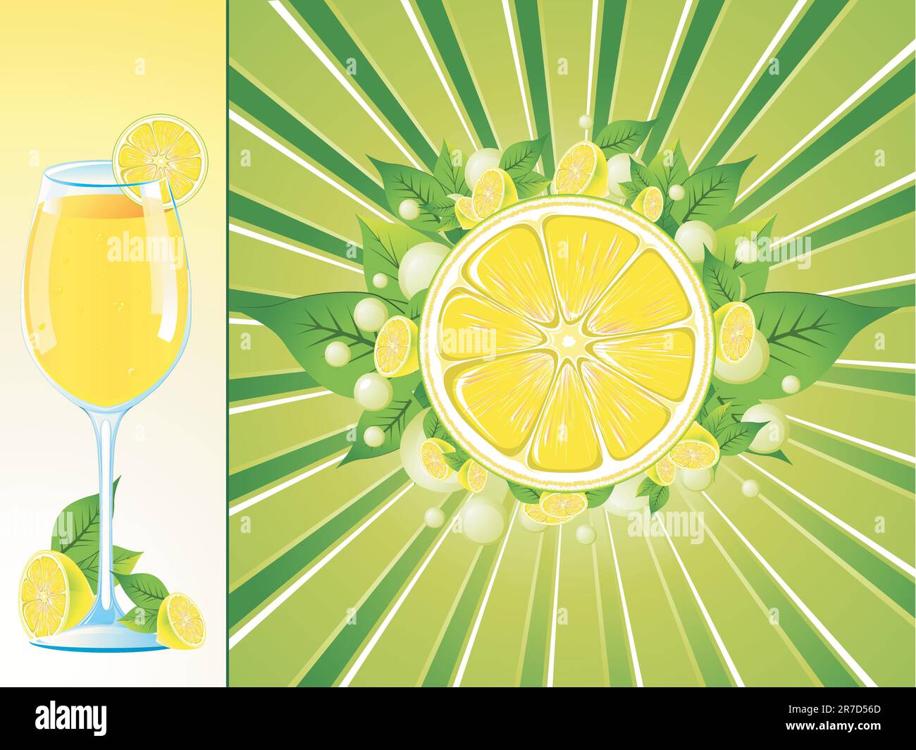 Le citron frais est utile pour la santé humaine toute l'année Illustration de Vecteur