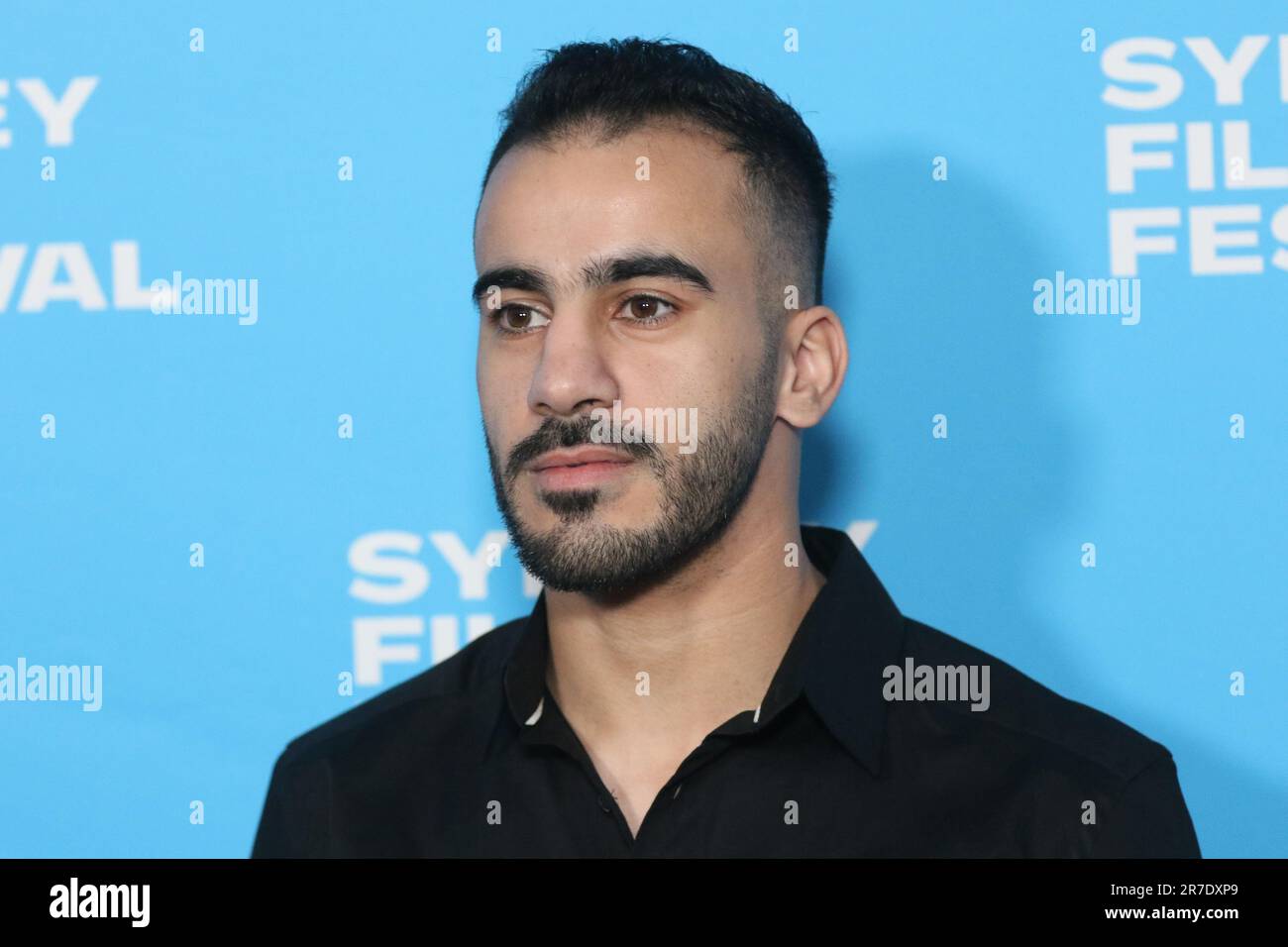 Sydney, Australie. 15th juin 2023. 70th Sydney film Festival: Première australienne, le tapis rouge Defenders à Event Cinemas George Street. Photo: Hakeem al-Araibi (fonte). Credit: Richard Milnes/Alamy Live News Banque D'Images