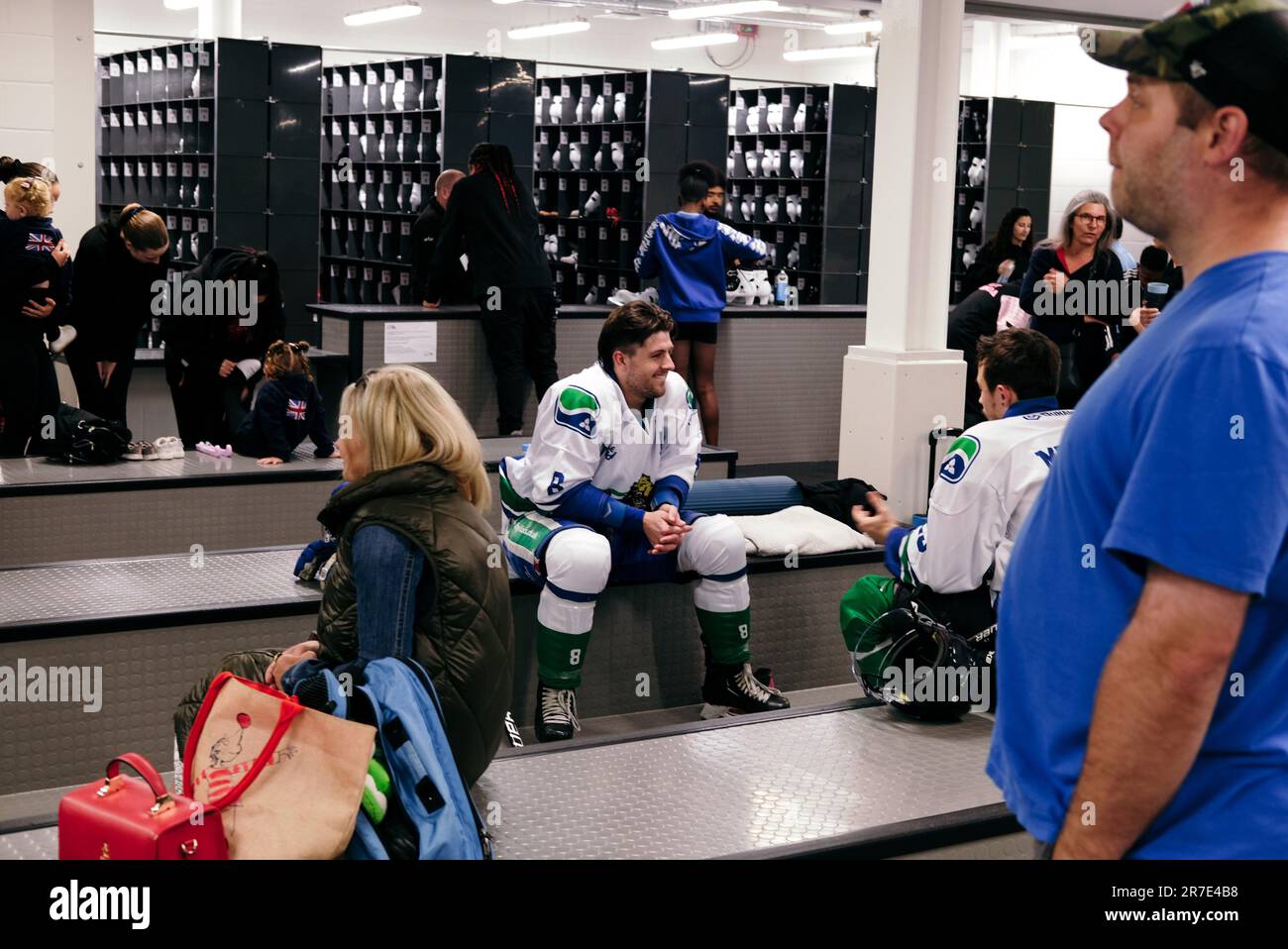 14 juin 2023. Le centre de patinage sur glace Lee Valley est lancé par Robin cousins lors d'un événement qui a vu les équipes locales et les écoles participer. Banque D'Images