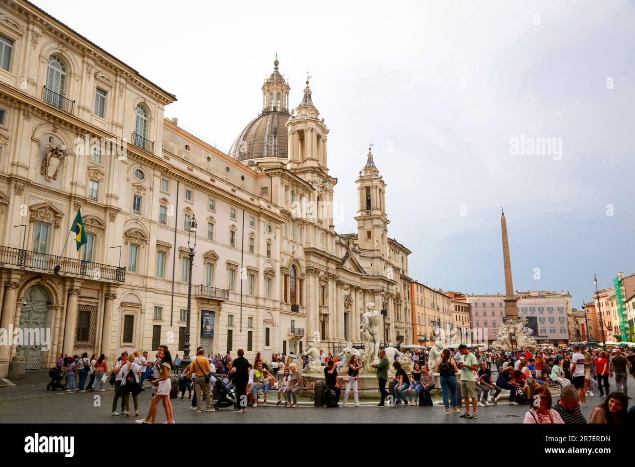 L'intérieur du Panthéon, à Rome, italie Banque D'Images