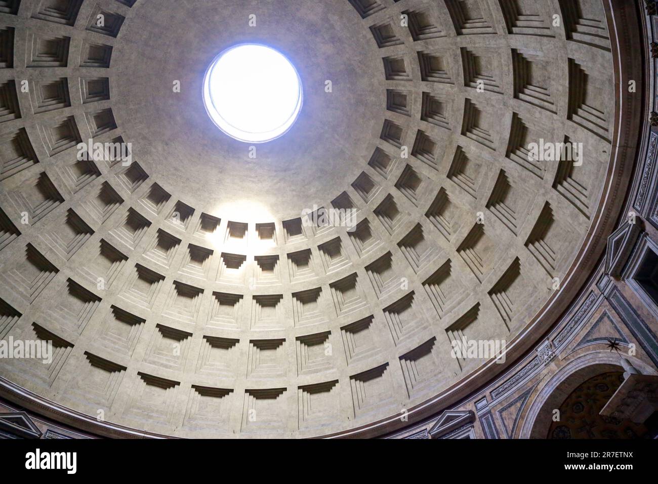 L'intérieur du Panthéon, à Rome, italie Banque D'Images