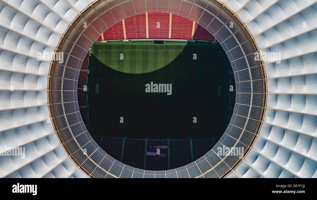 L'Arena BRB Mané Garrincha est un stade de football brésilien et un stade polyvalent, situé à Brasília, dans le District fédéral. Banque D'Images