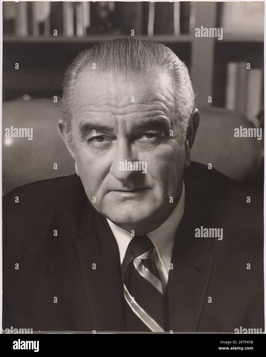 Lyndon B. Johnson c. 1965 Banque D'Images