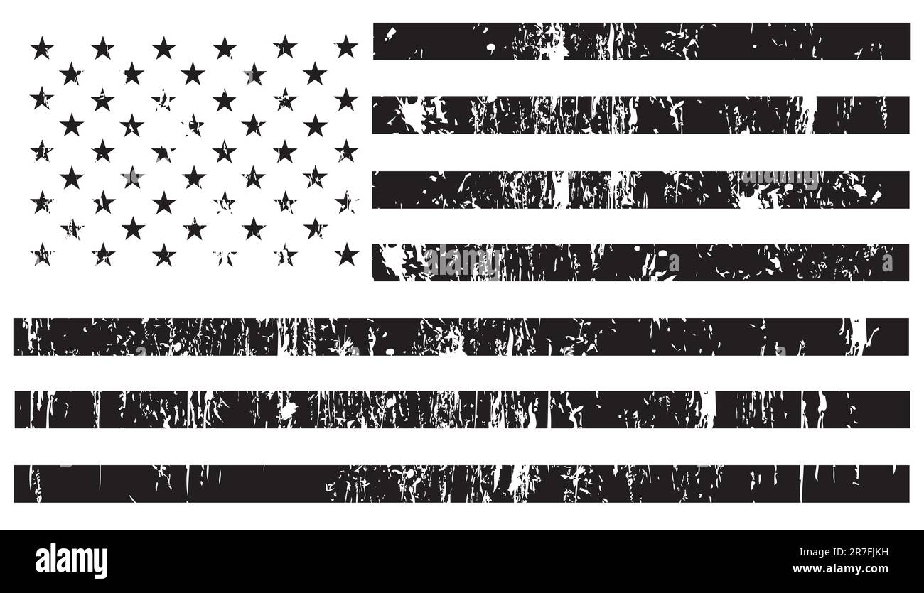 Drapeau USA Illustration de Vecteur