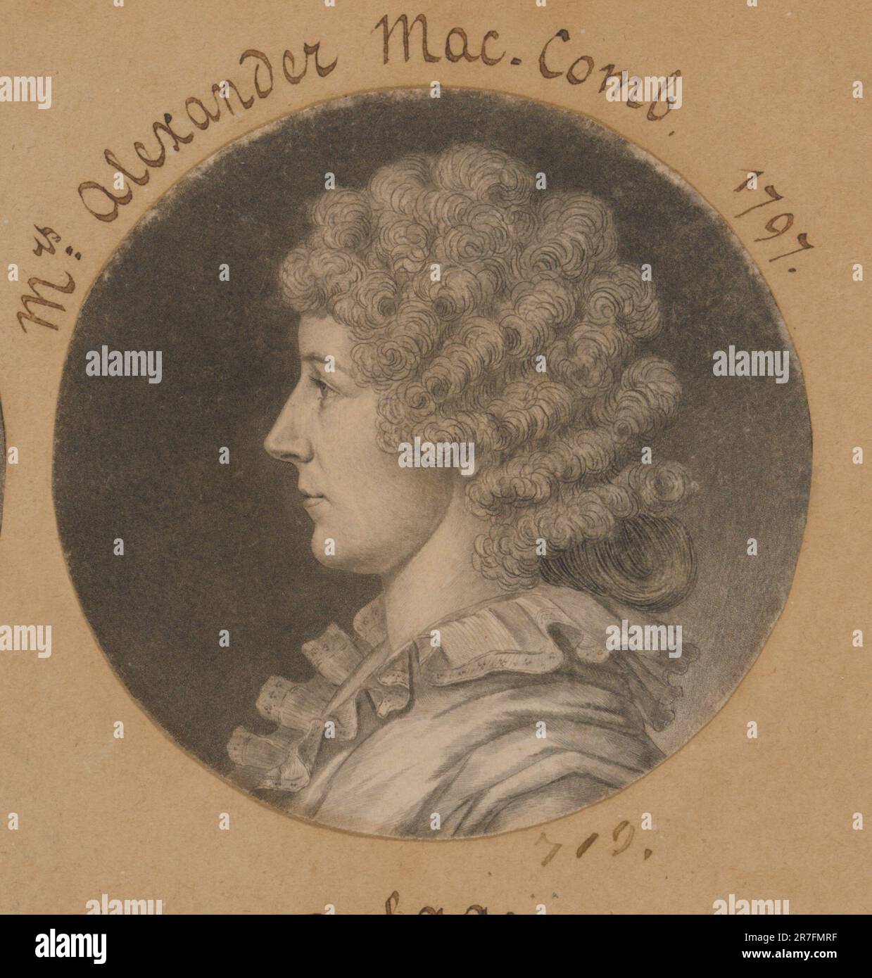 Janet Marshall Macomb 1797 Banque D'Images