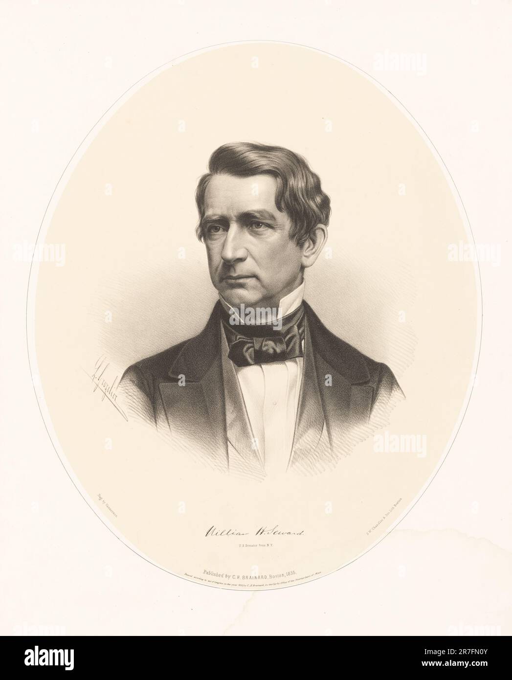 William Henry Seward 1855 Banque D'Images