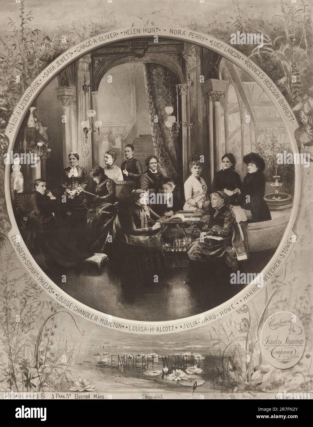 Femmes éminentes 1884 Banque D'Images