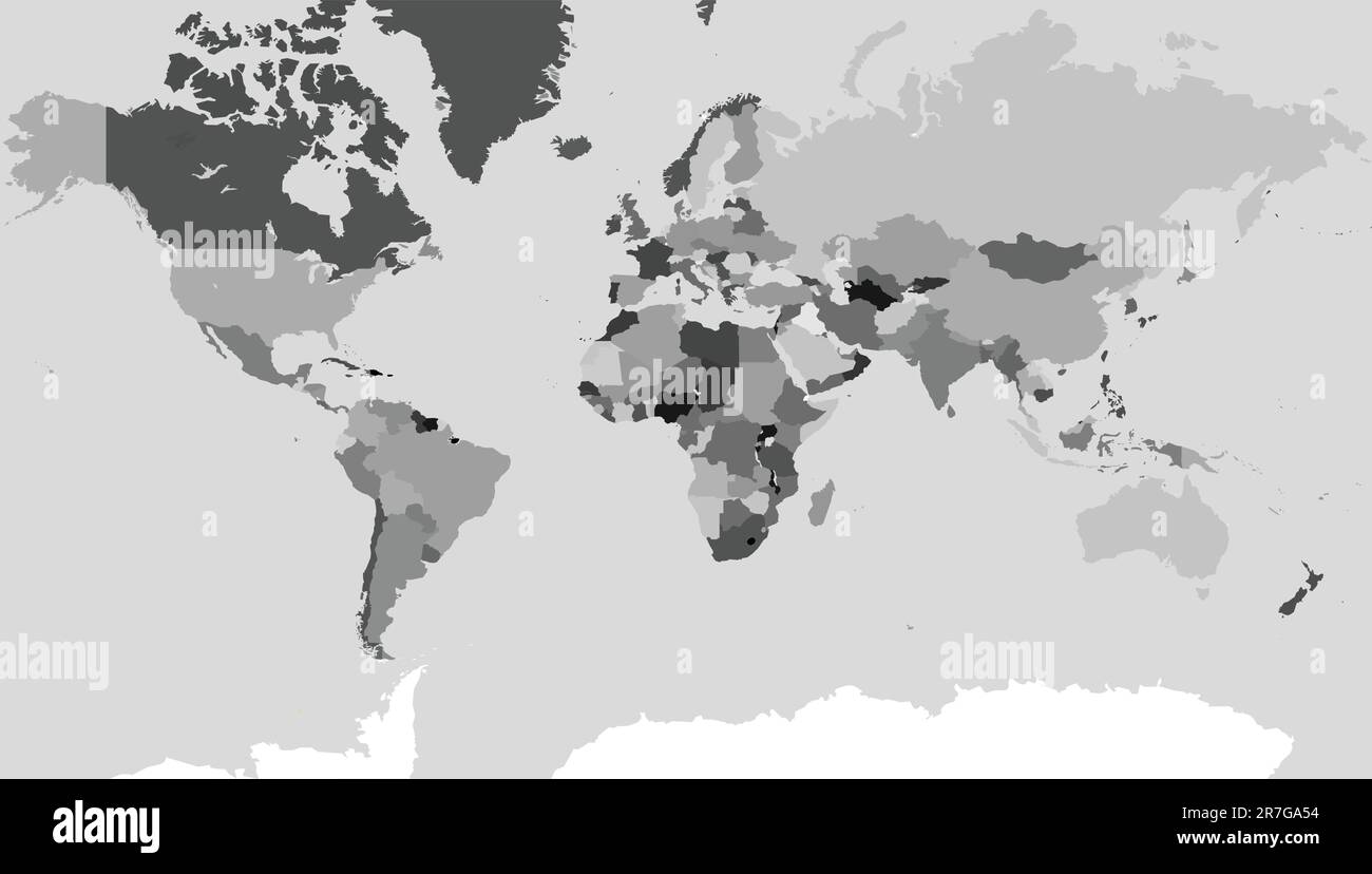 Carte du monde Illustration de Vecteur