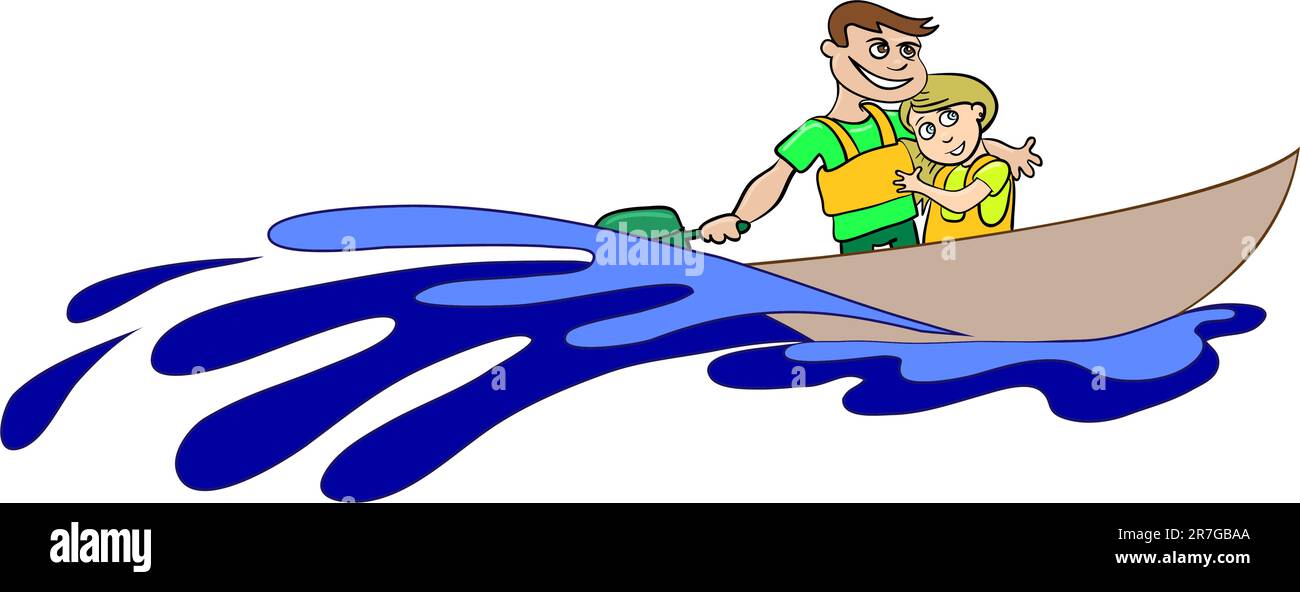 Bateau Illustration de Vecteur