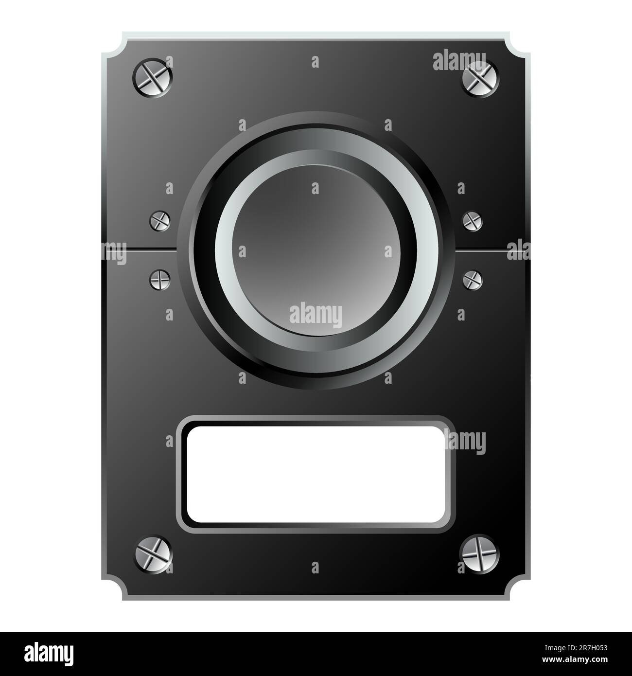 panneau de commande sur fond blanc, illustration vectorielle abstraite Illustration de Vecteur