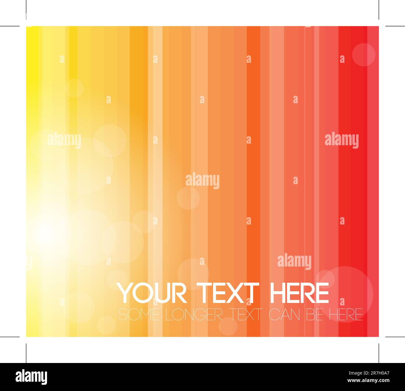 Résumé fond dénudé - jaune, orange et rouge Illustration de Vecteur